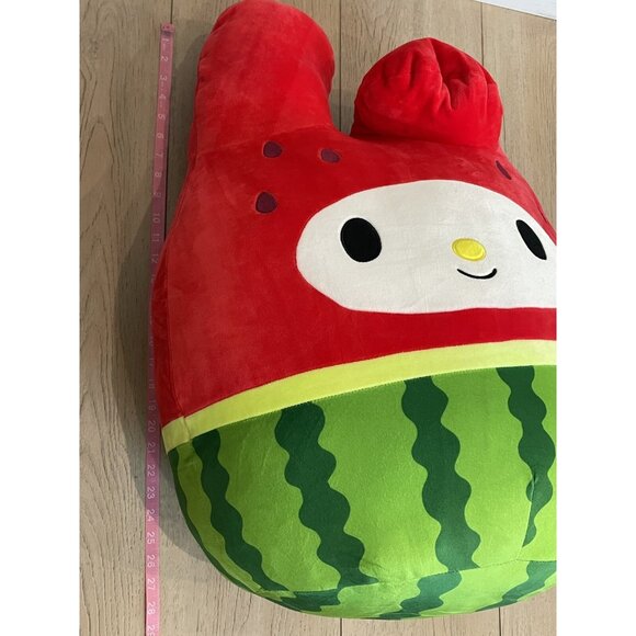 NEW Sanrio My Melody Watermelon 26" Squishmallow Hello Kitty Plush - Picture 7 of 8